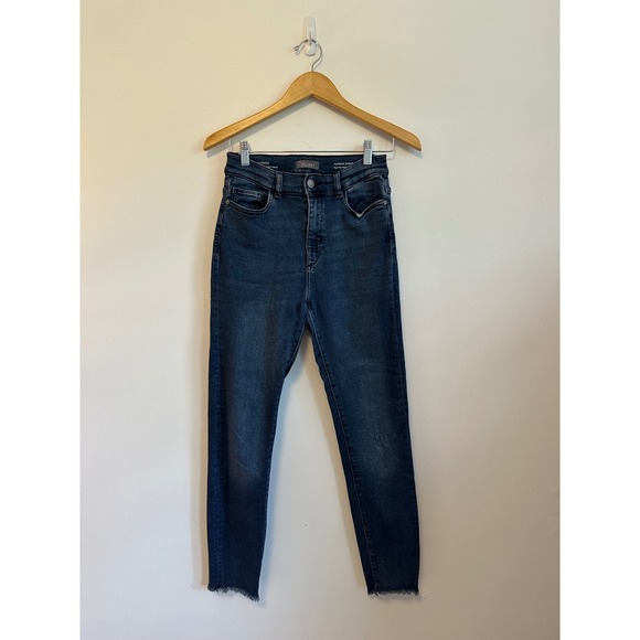 DL1961 Denim - DL1961 Farrow Skinny High Rise Instasculpt Ankle Jeans in Dark Wash | Size 29